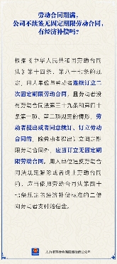 劳动合同期满不续签无固定期限合同有补偿吗