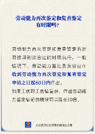 劳动能力再次鉴定有时限吗？60日内必须出结果
