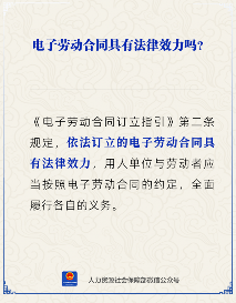 电子劳动合同法律效力认定及履行义务规范