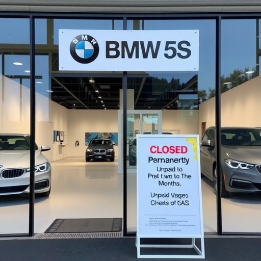 宝马全球首家5S店倒闭 员工工资被拖欠两三个月