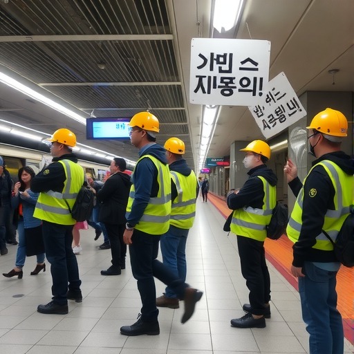 韩国首尔地铁工会拟下月启动总罢工