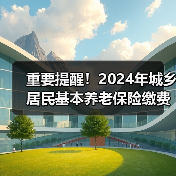 重要提醒！2024年城乡居民基本养老保险缴费倒计时
