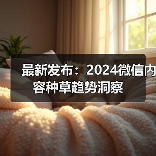 最新发布:2024微信内容种草趋势洞察 最新发布:2024微信内容种草趋势洞察