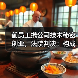 前员工携公司技术秘密创业，法院判决：构成侵权