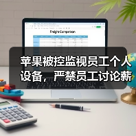苹果被控监视员工个人设备，严禁员工讨论薪酬