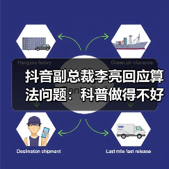 抖音副总裁李亮回应算法问题：科普做得不好，透明度不够