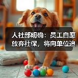 人社部明确：员工自愿放弃社保，将向单位追责！