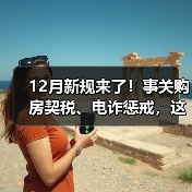 12月新规来了！事关购房契税、电诈惩戒，这地将上调最低工资