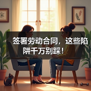 签署劳动合同，这些陷阱千万别踩！
