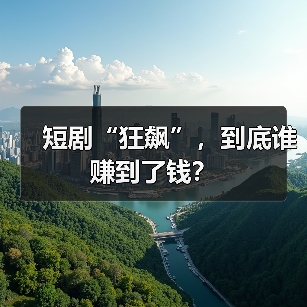 短剧“狂飙”,到底谁赚到了钱? 短剧“狂飙”,到底谁赚到了钱?