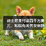 迪士尼支付逾四千万美元，和解有关男女薪酬差异指控