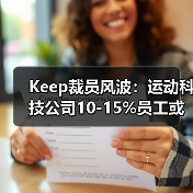 Keep裁员10%-15% 优化资源配置推动智能化转型 Keep裁员10%-15% 优化资源配置推动智能化转型