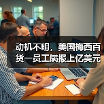 动机不明，美国梅西百货一员工瞒报上亿美元配送费