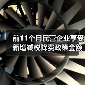 前11个月民营企业享受新增减税降费政策金额占比超70%