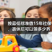 按最低标准缴15年社保，退休后可以领多少养老金？（以北京上海为例）