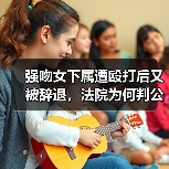 强吻女下属遭殴打后又被辞退，法院为何判公司赔2N？