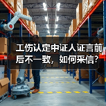 工伤认定中证人证言前后不一致，如何采信？