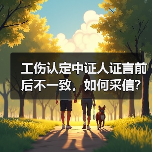工伤认定中证人证言前后不一致，如何采信？