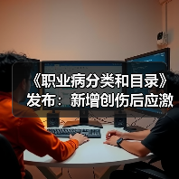 我国新增两类职业病:肌肉骨骼疾病与精神行为障碍 我国新增两类职业病:肌肉骨骼疾病与精神行为障碍