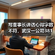 写董事长讲话心得字数不符,武汉一公司381名员工被罚款 写董事长讲话心得字数不符,武汉一公司381名员工被罚款