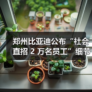 郑州比亚迪扩招2万人 推动就业与产业链发展