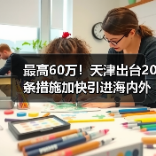 天津发布人才新政服务新质生产力发展
