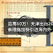 天津发布人才新政服务新质生产力发展