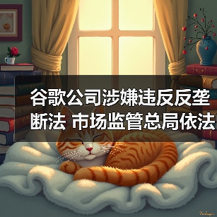 谷歌公司涉嫌违反反垄断法 市场监管总局依法决定立案调查 谷歌公司涉嫌违反反垄断法 市场监管总局依法决定立案调查