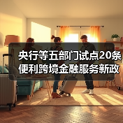 央行等五部门试点20条便利跨境金融服务新政 央行等五部门试点20条便利跨境金融服务新政