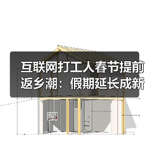 互联网打工人春节提前返乡潮:假期延长成新趋势? 互联网打工人春节提前返乡潮:假期延长成新趋势?