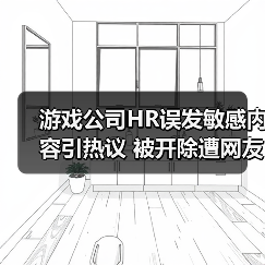 游戏公司HR误发敏感内容引热议 被开除遭网友吐槽 游戏公司HR误发敏感内容引热议 被开除遭网友吐槽