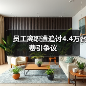 员工离职遭追讨4.4万餐费引争议 员工离职遭追讨4.4万餐费引争议