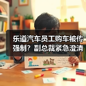 乐道汽车员工购车被传强制?副总裁紧急澄清政策细节 乐道汽车员工购车被传强制?副总裁紧急澄清政策细节
