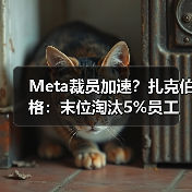 Meta裁员加速？扎克伯格：末位淘汰5%员工