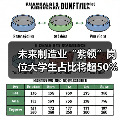 未来制造业“紫领”岗位大学生占比将超50%