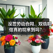 没签劳动合同，双倍赔偿真的能拿到吗？