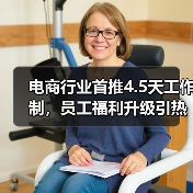 电商行业首推4.5天工作制，员工福利升级引热议