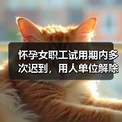 怀孕女职工试用期内多次迟到,用人单位解除劳动关系是否合法? 怀孕女职工试用期内多次迟到,用人单位解除劳动关系是否合法?