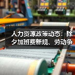 人力资源政策动态:除夕加班费新规、劳动争议限制高消费等焦点解析 人力资源政策动态:除夕加班费新规、劳动争议限制高消费等焦点解析