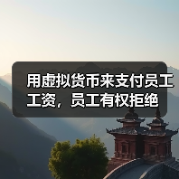 用虚拟货币来支付员工工资,员工有权拒绝 用虚拟货币来支付员工工资,员工有权拒绝