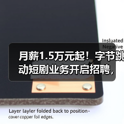 月薪1.5万元起!字节跳动短剧业务开启招聘,“红果”模式出海! 月薪1.5万元起!字节跳动短剧业务开启招聘,“红果”模式出海!