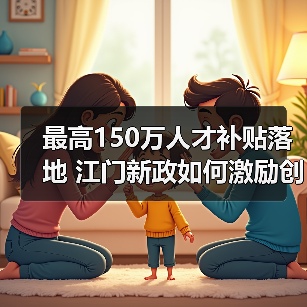 最高150万人才补贴落地 江门新政如何激励创新人才? 最高150万人才补贴落地 江门新政如何激励创新人才?