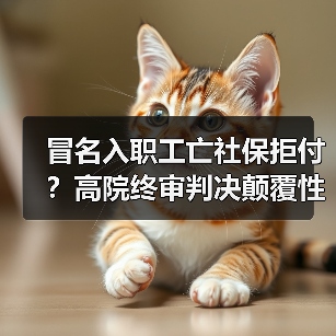 冒名入职工亡社保拒付?高院终审判决颠覆性改写规则 冒名入职工亡社保拒付?高院终审判决颠覆性改写规则