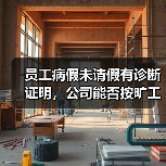 员工病假未请假有诊断证明,公司能否按旷工解除? 员工病假未请假有诊断证明,公司能否按旷工解除?