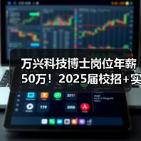 万兴科技博士岗位年薪50万!2025届校招+实习生招募火热进行中 万兴科技博士岗位年薪50万!2025届校招+实习生招募火热进行中