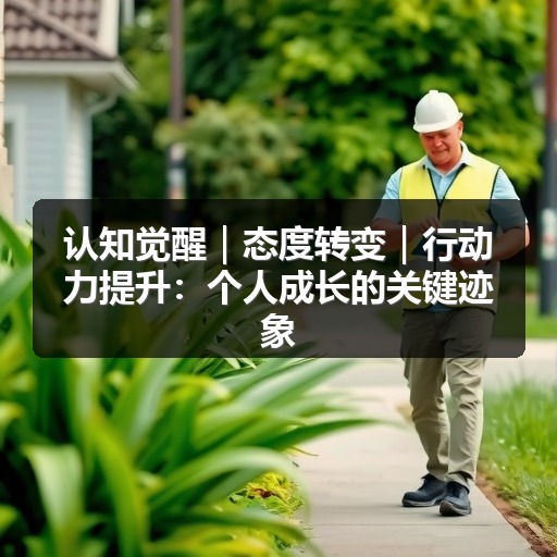 认知觉醒｜态度转变｜行动力提升：个人成长的关键迹象