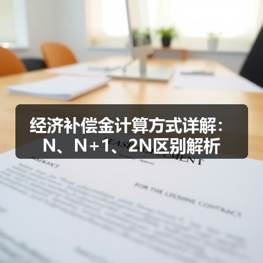 经济补偿金计算方式详解：N、N+1、2N区别解析