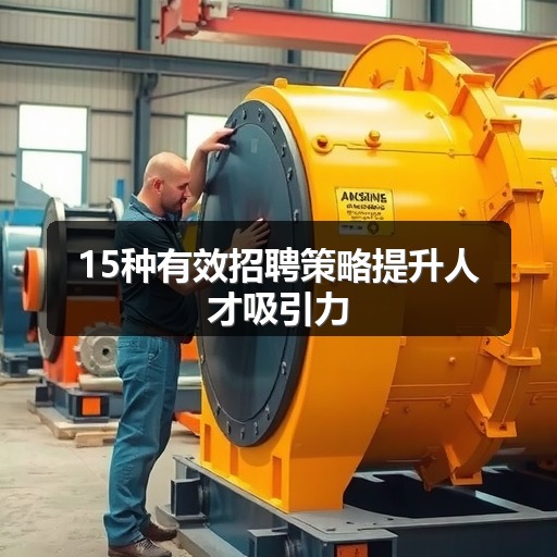 15种有效招聘策略提升人才吸引力