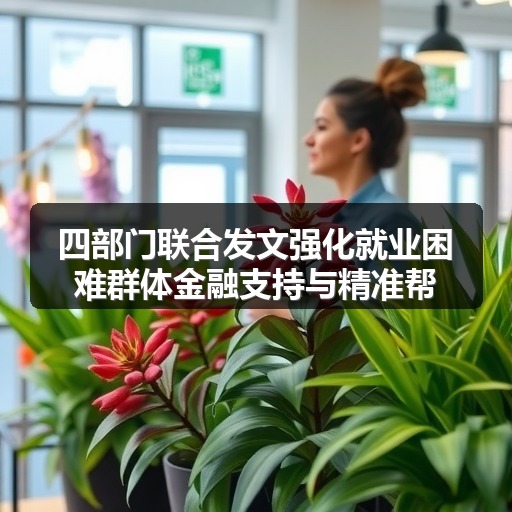 四部门联合发文强化就业困难群体金融支持与精准帮扶