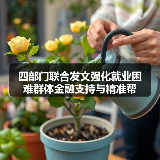 四部门联合发文强化就业困难群体金融支持与精准帮扶